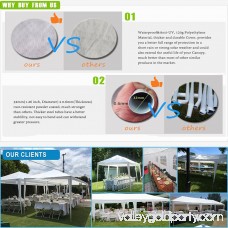 Ktaxon Outdoor 10'x20' Third generation Canopy Party Wedding Tent Heavy Duty Gazebo Pavilion Cater Events w/6 or 4 Side Walls